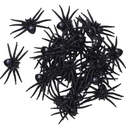 Hedlund Spindlar i plast till Halloween, 28 st i 3 storlekar – 2×2 / 2,8×3 / 3×4 cm | Övrigt