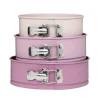 Panduro Hobby Springformar, kakformar 3-pack i rosa nyanser – Ø18 / 20 / 22 cm | Bakformar