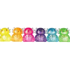 Barn Robetoy Squeezy Axolotl H. 7 cm – klämvänlig axolotl, pris per styck, säljs assorterat online