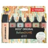 Stabilo Boss Highlighter Nature Colors 6-pack, överstrykningspennor i naturfärger | Överstrykningspennor