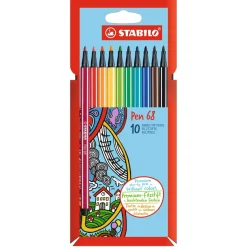 Stabilo Pen 68 Basic 10-pack | Tuschpennor & Markers