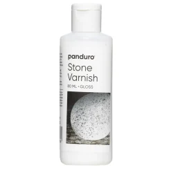Panduro Hobby Stenlack, vattenbaserat blankt lack för målade stenar, 80 ml | Inomhuslack