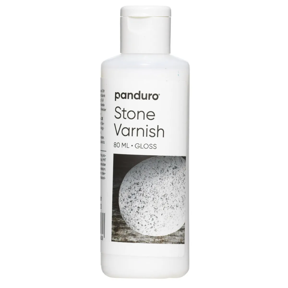 Panduro Hobby Stenlack, vattenbaserat blankt lack för målade stenar, 80 ml | Inomhuslack
