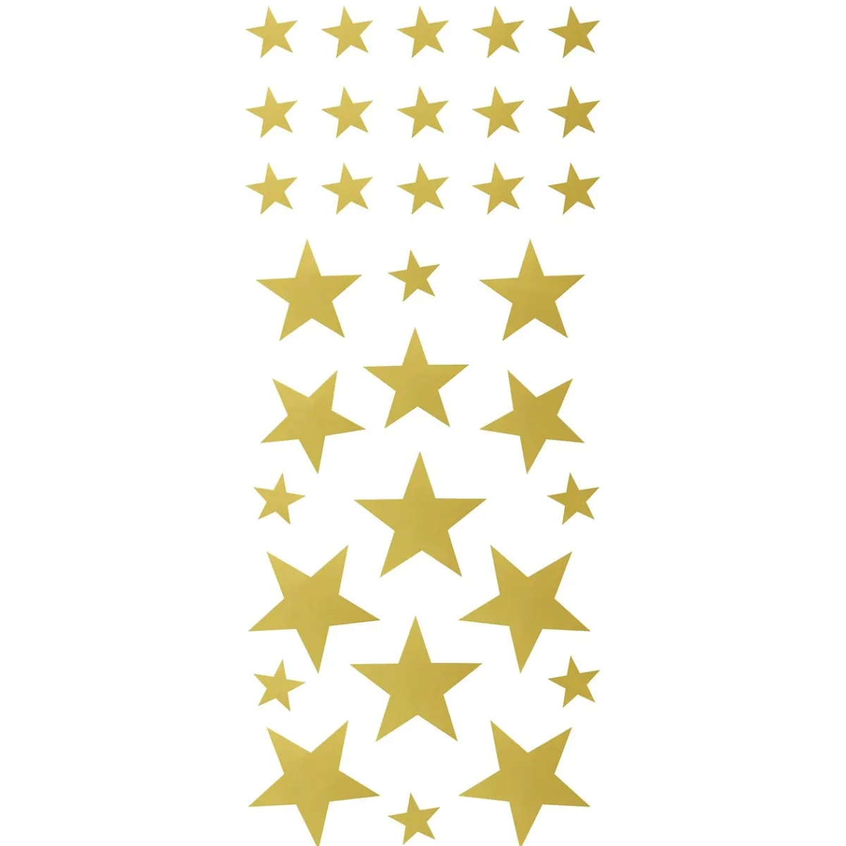 Panduro Design Stickers 4 ark stjärnor guld | Pappersstickers
