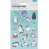 Barn Panduro Hobby Stickersblock Katter – 2×10 designer, totalt 20 ark klistermärken med söta katter & glädje! 10×18 cm