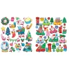 Panduro Hobby Stickers / klistermärken 4-pack julmotiv | Barn Barnstickers