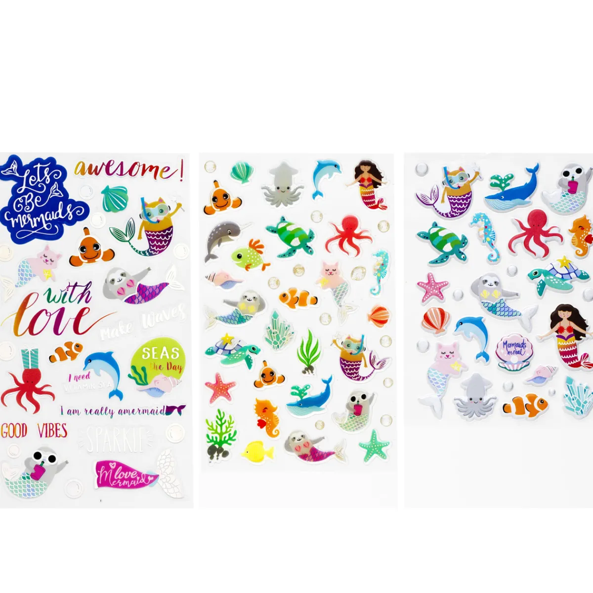 Panduro Hobby Stickers Ocean & Mermaids 3ark | Plaststickers
