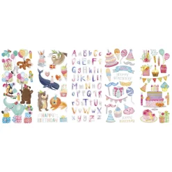Panduro Hobby Stickers 10p födelsedagsfirande | Barn Barnstickers