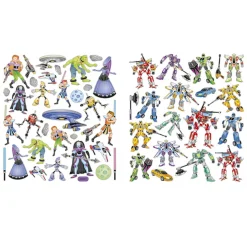 Barn Panduro Hobby Stickers 4p Rymdrobotar