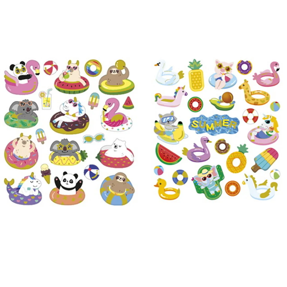 Panduro Hobby Stickers 4p Slappa sommardagar | Barn Barnstickers