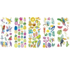 Panduro Hobby Stickers 10p tropisk ö | Barn Barnstickers