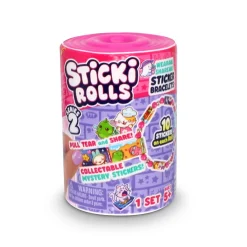 Barn Oklassificerat Sticki Rolls Surprise Capsule Series 2, överrasknings-armband med 50 klistermärken!