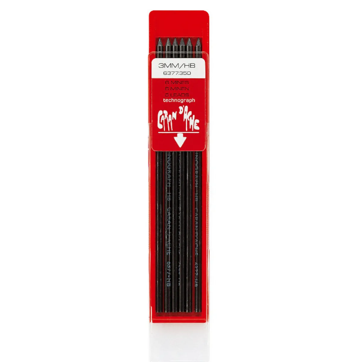 CDA Caran D Ache Stift Caran d'Ache 3mm 3B | Tillbehör & Refill