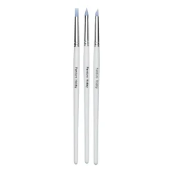 Panduro Hobby Strukturpenslar silikonpenslar med silikonspets, 0,5-4 mm 3 st | Övriga Penslar