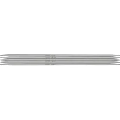 Pony yarn accessories Strumpstickor, 5 st. Längd 20 cm Ø2,5 mm – aluminium