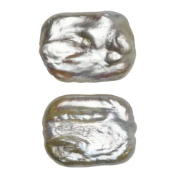 Panduro Jewellery Sötvattenspärlor odlade, 2 st. ca 15×20 mm stora, 1 mm håldiameter | Sötvattenspärlor & Snäckor