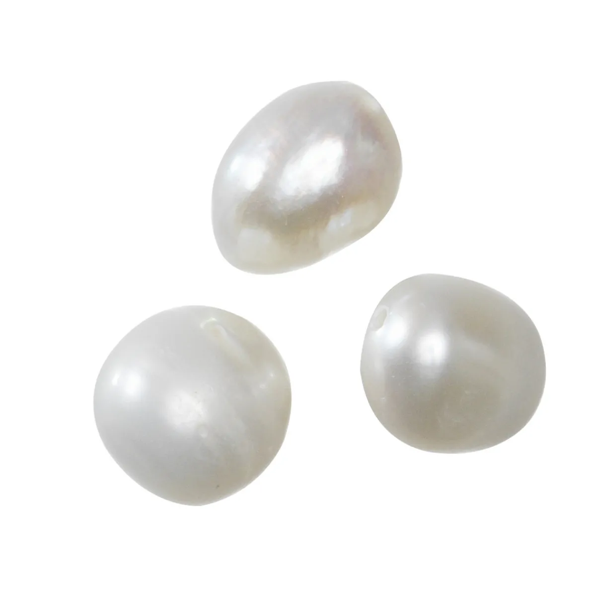 Panduro Jewellery Sötvattenspärlor odlade 10 st. 8–10 mm stora, 0,7 mm håldiameter | Sötvattenspärlor & Snäckor