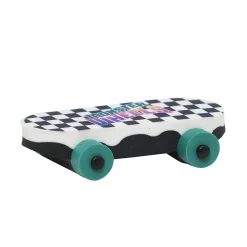 Panduro Hobby Suddgummi skateboard med rutigt mönster 5×3×1 cm | Barn Skolmaterial