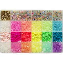 Barn Panduro Hobby Supermix med sjävlysande pärlor / glow in the dark & många andra varianter