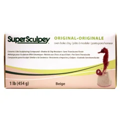 Sculpey Super 454 g - formstabil lera för fina detaljer
