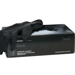MONTANA Svarta latex handskar 100 st / 50 par – Storlek medium