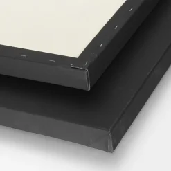 Panduro Hobby Svart djup canvas / målarduk med 3,7 cm djup – 60×60 cm | Uppspänd Målarduk / Bomull