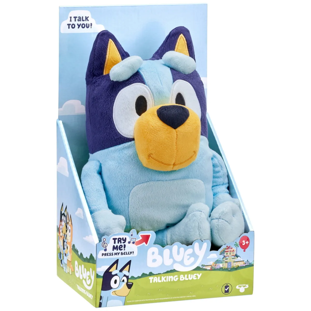 Barn Bluey Talking Plush 31 cm - hör henne tala och sjunga