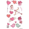 Panduro Hobby Tattoo Love Glitter | Barn Tatueringar
