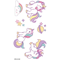 Barn Panduro Hobby Tattoo Sticker Unicorn Glitter