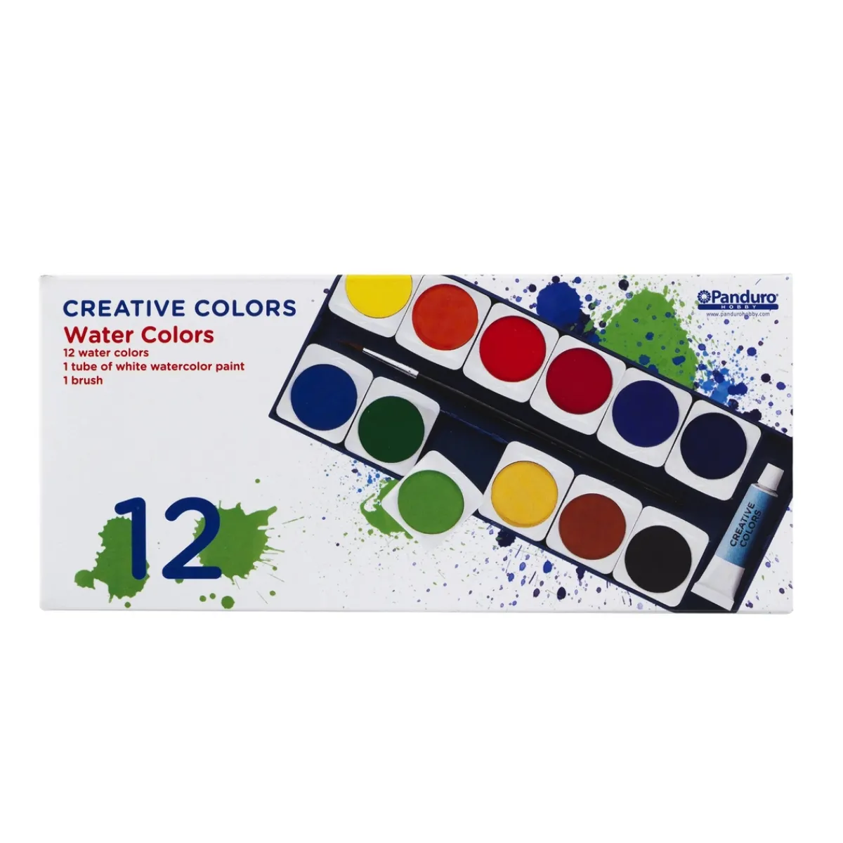 Creative Colors Tempera vattenfärg kit 12/ask | Barn Barnfärg