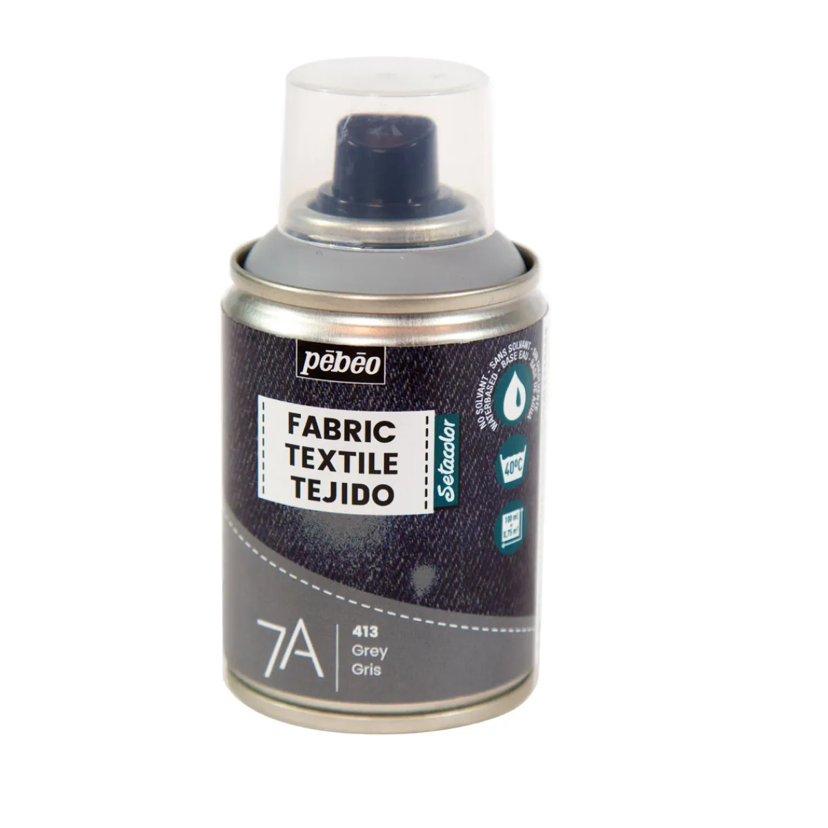 Pebeo Textilspray 7A 100ml ljusgrå | Textilfärger