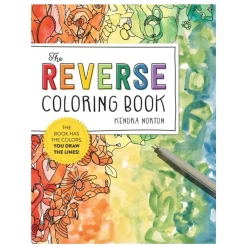 Oklassificerat The reverse coloring book – den omvända målarboken, färglagd av Kendra Norton