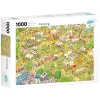 Tildas pussel 1000 Camping, 1000 bitar, 70×50 cm | Barn Pussel