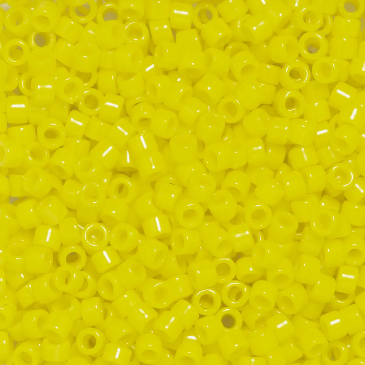 TOHO Beads Japan TOHO-pärlor 11/0 – gul blank, 42 Opaque dandelion | Rocaillespärlor