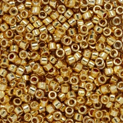 TOHO Beads Japan TOHO-pärlor 11/0 – guld metallic, PF557 PF galvanized starlight