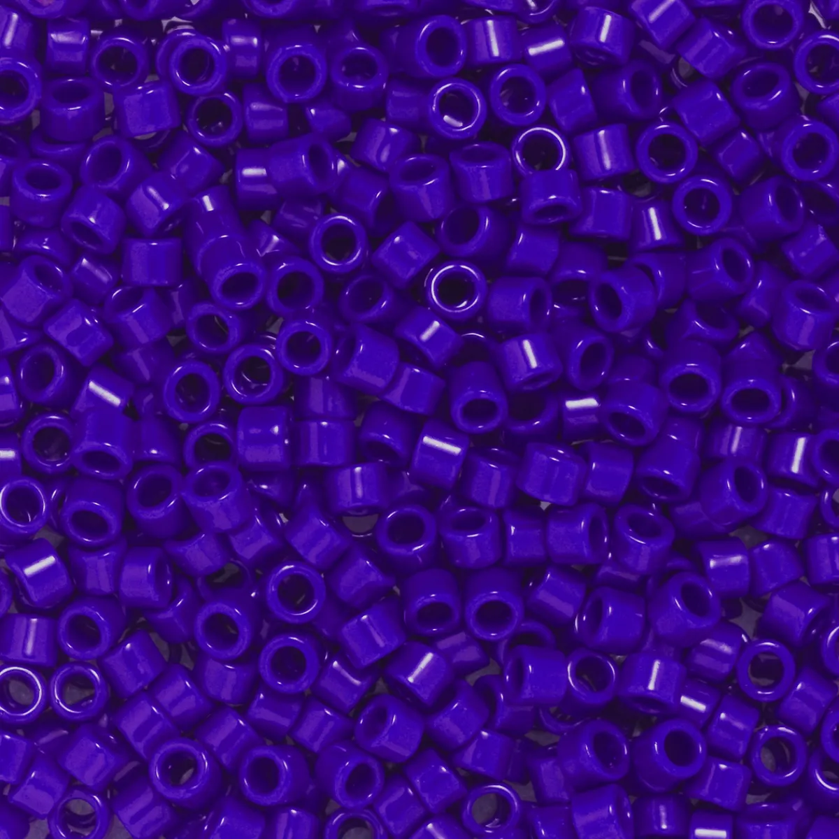 TOHO Beads Japan TOHO-pärlor 11/0 – marinblå blank, 48 Opaque navy blue | Rocaillespärlor