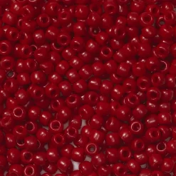 TOHO Beads Japan TOHO-pärlor runda 11/0 – röd, 45 Opaque pepper red | Rocaillespärlor