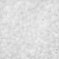 TOHO Beads Japan TOHO-pärlor runda 11/0 – vit, 41 Opaque white | Rocaillespärlor