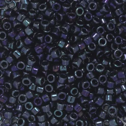 TOHO Beads Japan TOHO-pärlor 11/0 – svartoljig metallic, 82 Metallic nebula | Rocaillespärlor