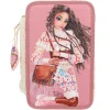 TOPModel Cosy trippelpennfodral med massor av pennor & tillbehör! 13×20×7,5 cm | Barn Skolmaterial