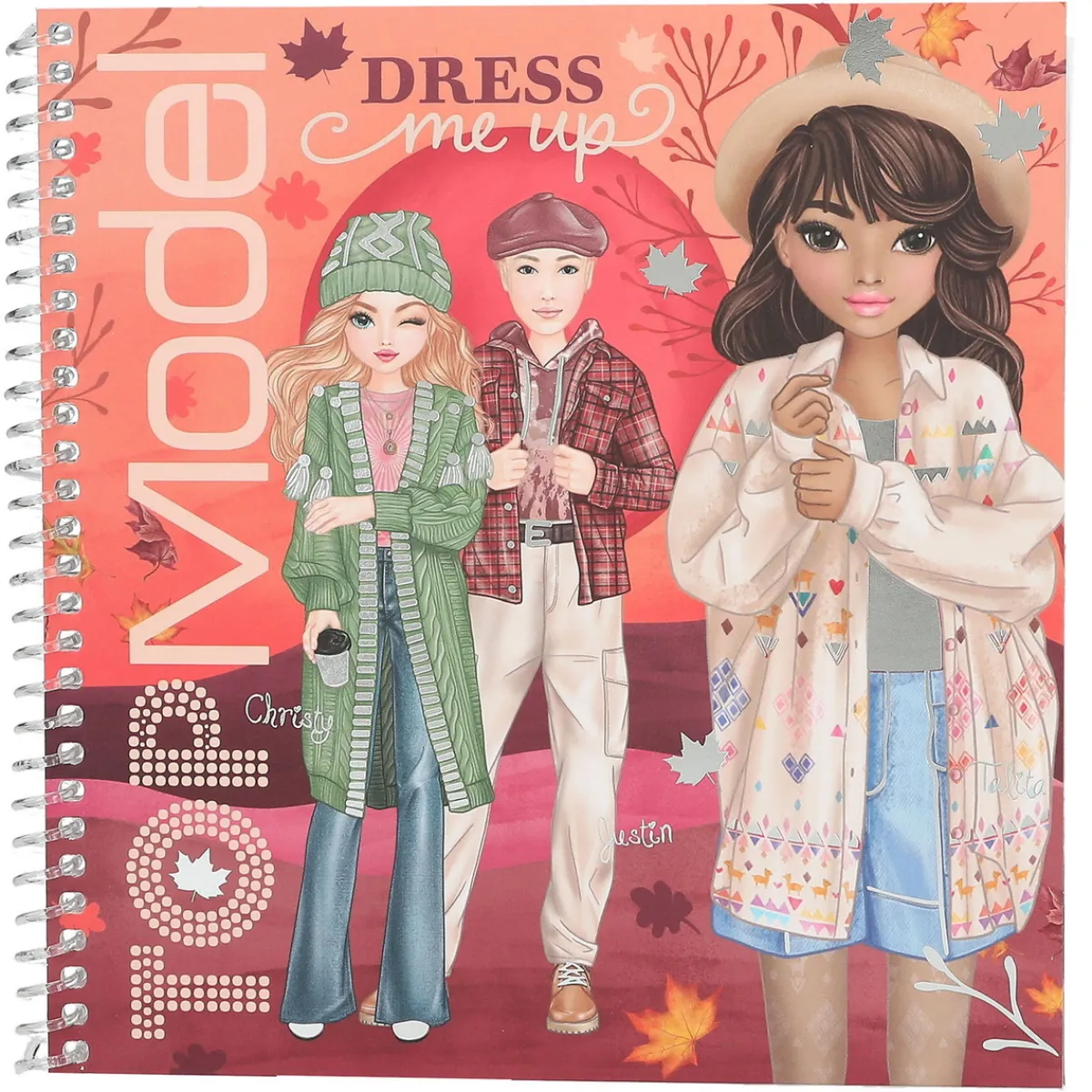 TOPModel Dress Me Up Cozy, pysselbok med vintermodeller, 24 sidor | Barn Målar- & Pysselböcker