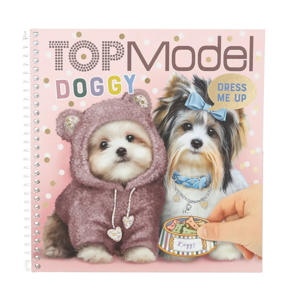 Barn TOPModel Dress Me Up Doggy – pysselbok med söta hundar! 24 sidor