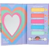 Barn TOPModel ögonskugga – 5 färger, applikator och spegel i nätt liten bok 7×13×1,5 cm
