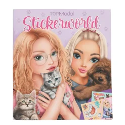 TOPModel Sticker Kitty Doggy – stickersbok med söta katter & hundar! 20 sidor | Barn Målar- & Pysselböcker