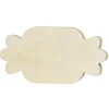 Barn Panduro Hobby Träfigur karamell – höjd 8,5 cm, bredd 16,5 cm, tjocklek 1,7 cm