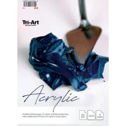 Tri Art Tri-Art Acrylic Pad akrylblock 24×30 cm, 10 ark, 360 g/m²