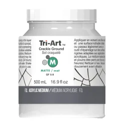 Tri Art Tri-Art Crackle Ground 500 ml, krackeleringsmedoum för akrylfärg | Målarmedier