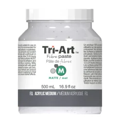 Tri Art Tri-Art Fibre Medium Paste Matte 500 ml, matt fiberpasta för att bygga tjock textur | Målarmedier