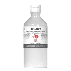 Tri Art Tri-Art Medium UV Stabilizing Gloss 250 ml, blankt medium som skyddar akrylfärg mot UV-strålning
