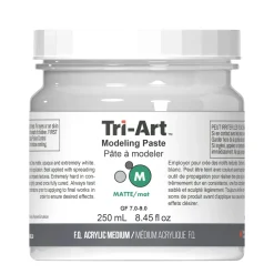 Tri Art Tri-Art Modeling Paste 250 ml, modelleringspasta för textur på canvas